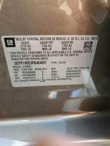2015 GMC SIERRA C15 - 3GTP1VEC3FG464867
