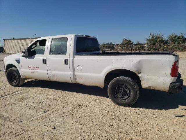 FORD F250 SUPER 2010 white crew pic gas 1FTSW2A58AEA90242 photo #3