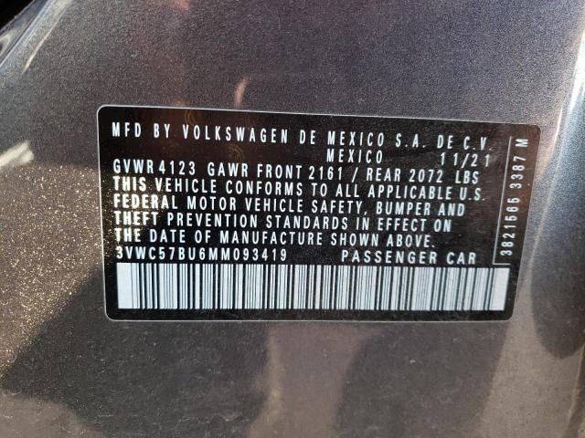 2021 VOLKSWAGEN JETTA S - 3VWC57BU6MM093419