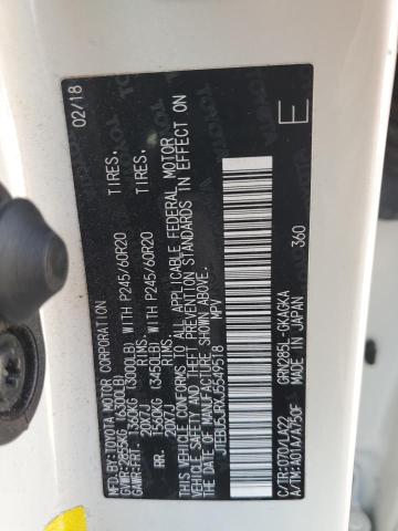 2018 TOYOTA 4RUNNER SR - JTEBU5JRXJ5549518