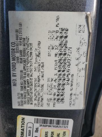 2016 FORD FUSION SE - 3FA6P0H7XGR257321