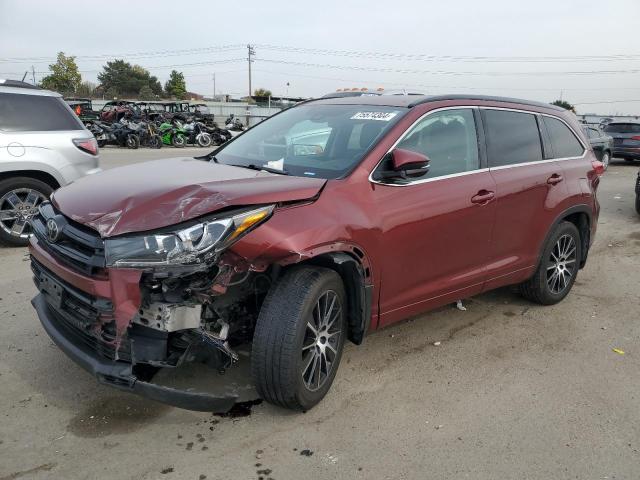 VIN 5TDJZRFH9HS360033 2017 Toyota Highlander, SE no.1