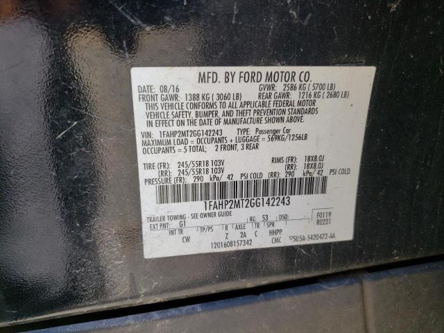 2016 FORD TAURUS POL - 1FAHP2MT2GG142243