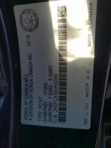 2020 HONDA CIVIC LX - 2HGFC2E50LH002060