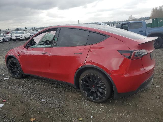 TESLA MODEL Y 2023 red  electric 7SAYGDEEXPF630391 photo #3