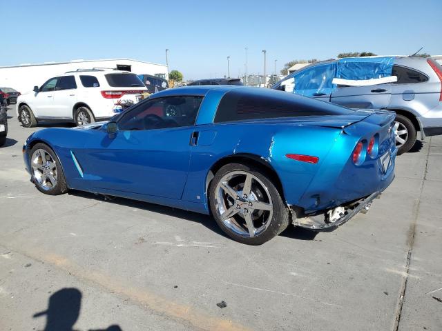 CHEVROLET CORVETTE 2008 blue  gas 1G1YY25W585111574 photo #3