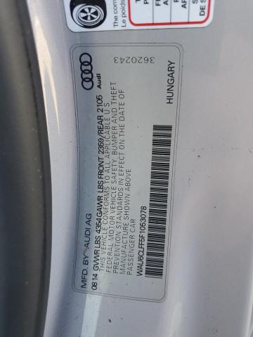 VIN WAU6CLFF5F1053078 2015 Audi A3, Premium no.13