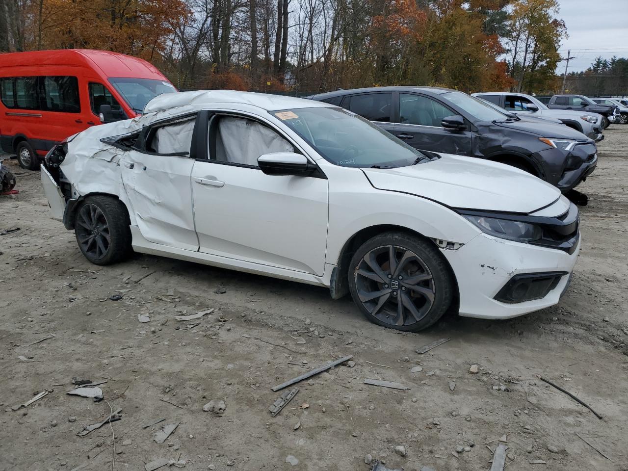 Lot #2959793915 2020 HONDA CIVIC SPOR