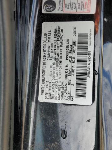 VIN JN1AZ4EH6GM934184 2016 Nissan 370Z, Base no.13