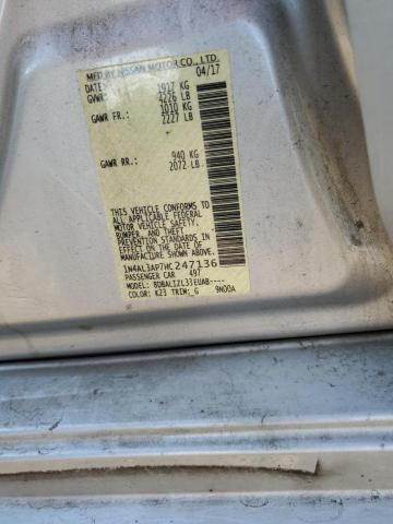 2017 NISSAN ALTIMA 2.5 - 1N4AL3AP7HC247136