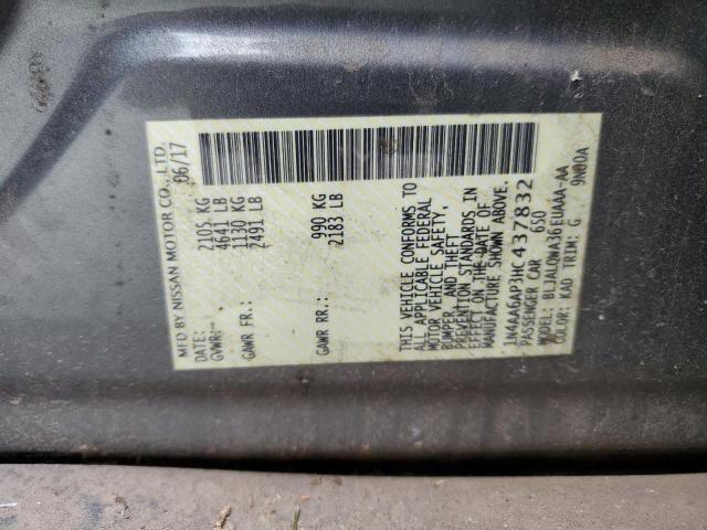 2017 NISSAN MAXIMA 3.5 - 1N4AA6AP3HC437832