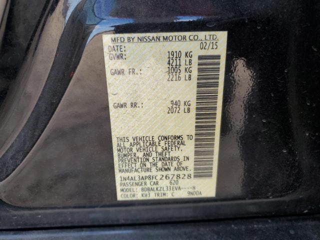 2015 NISSAN ALTIMA 2.5 - 1N4AL3AP8FC267828