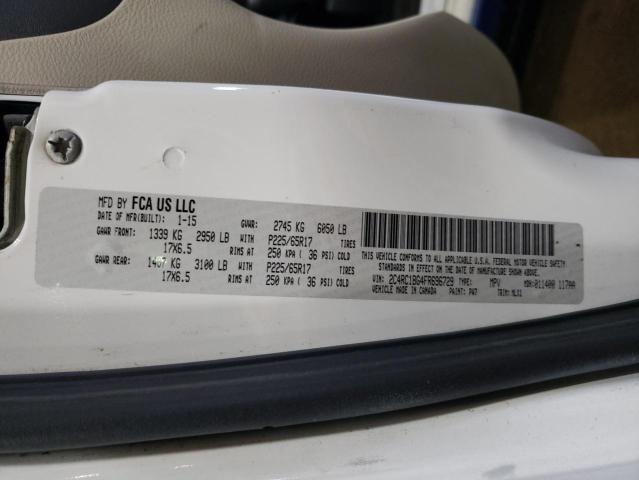 2015 CHRYSLER TOWN & COU - 2C4RC1BG4FR696729