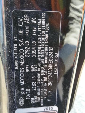 2019 KIA FORTE FE - 3KPF24AD4KE052433