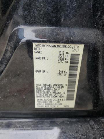 2017 NISSAN ALTIMA 2.5 - 1N4AL3AP2HC213413