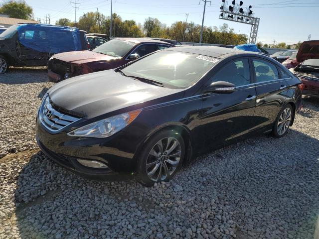 HYUNDAI SONATA SE 2013 black  gas 5NPEC4AB4DH645179 photo #1