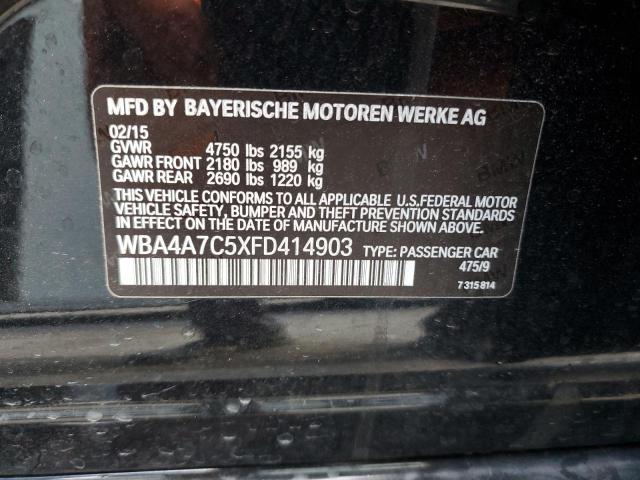 2015 BMW 428 XI GRA - WBA4A7C5XFD414903