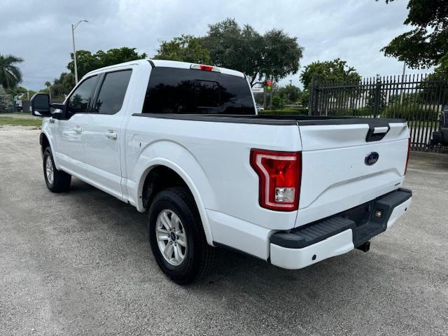 FORD F150 SUPER 2016 white  gas 1FTEW1EFXGKF94019 photo #3