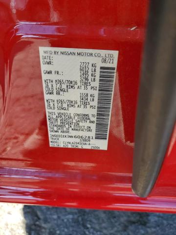 2022 NISSAN FRONTIER S - 1N6ED1EK3NN606281