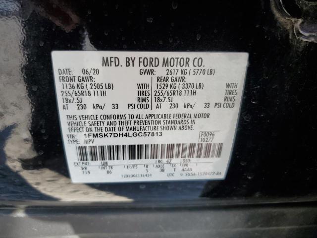 2020 FORD EXPLORER X - 1FMSK7DH4LGC57813