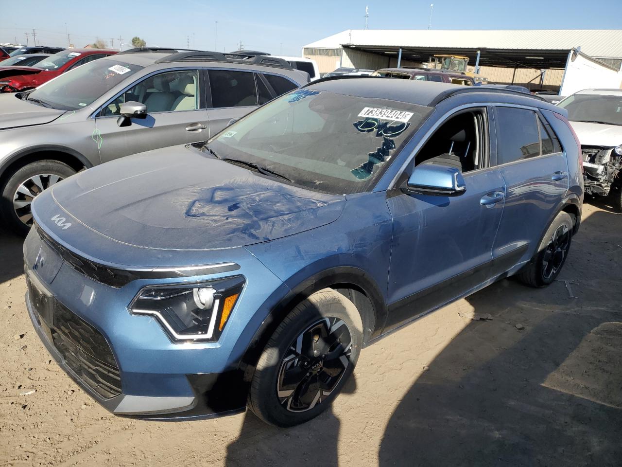 KIA NIRO WIND 2024 blue  electric KNDCR3L11R5108605 photo #1