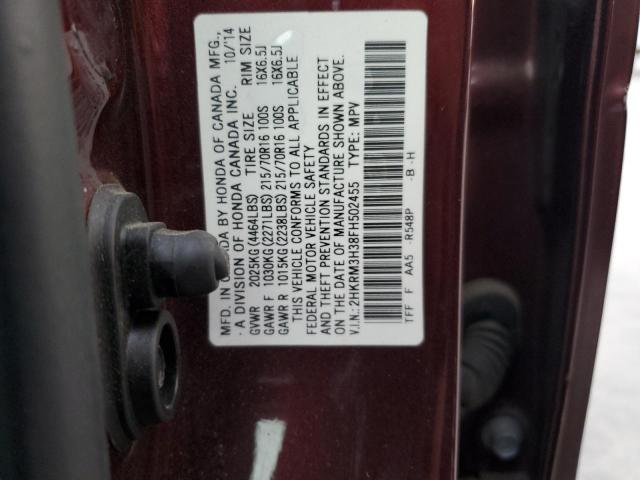 2015 HONDA CR-V LX - 2HKRM3H38FH502455