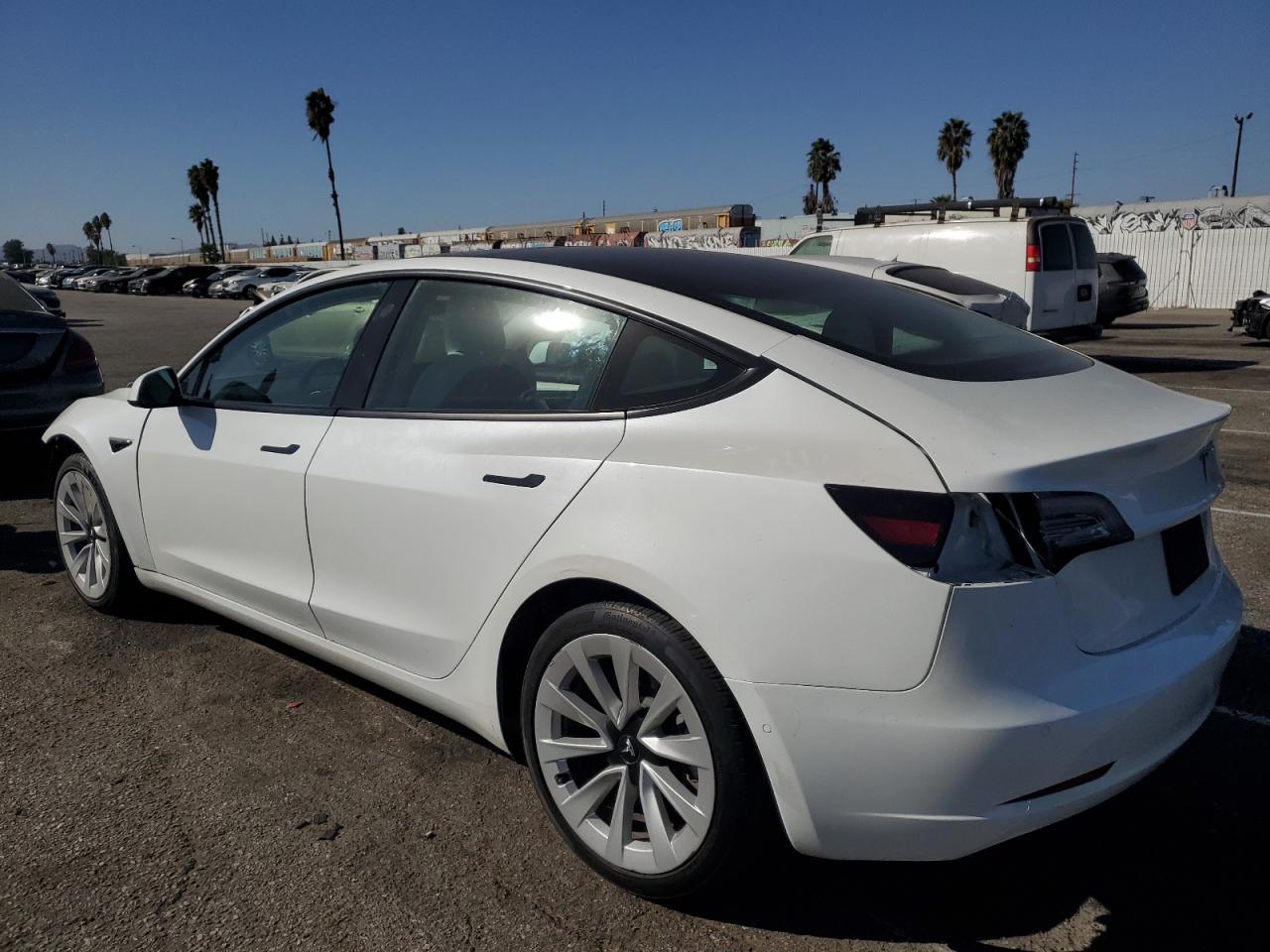 Lot #2976554559 2022 TESLA MODEL 3