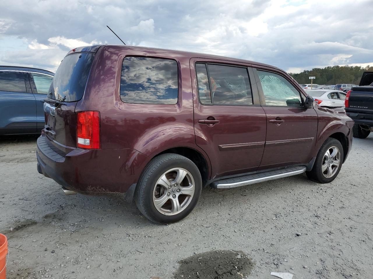 Lot #2907433991 2015 HONDA PILOT EXL