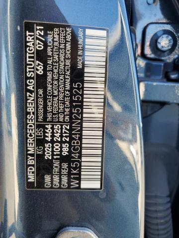 2022 MERCEDES-BENZ CLA 250 - W1K5J4GB4NN251525