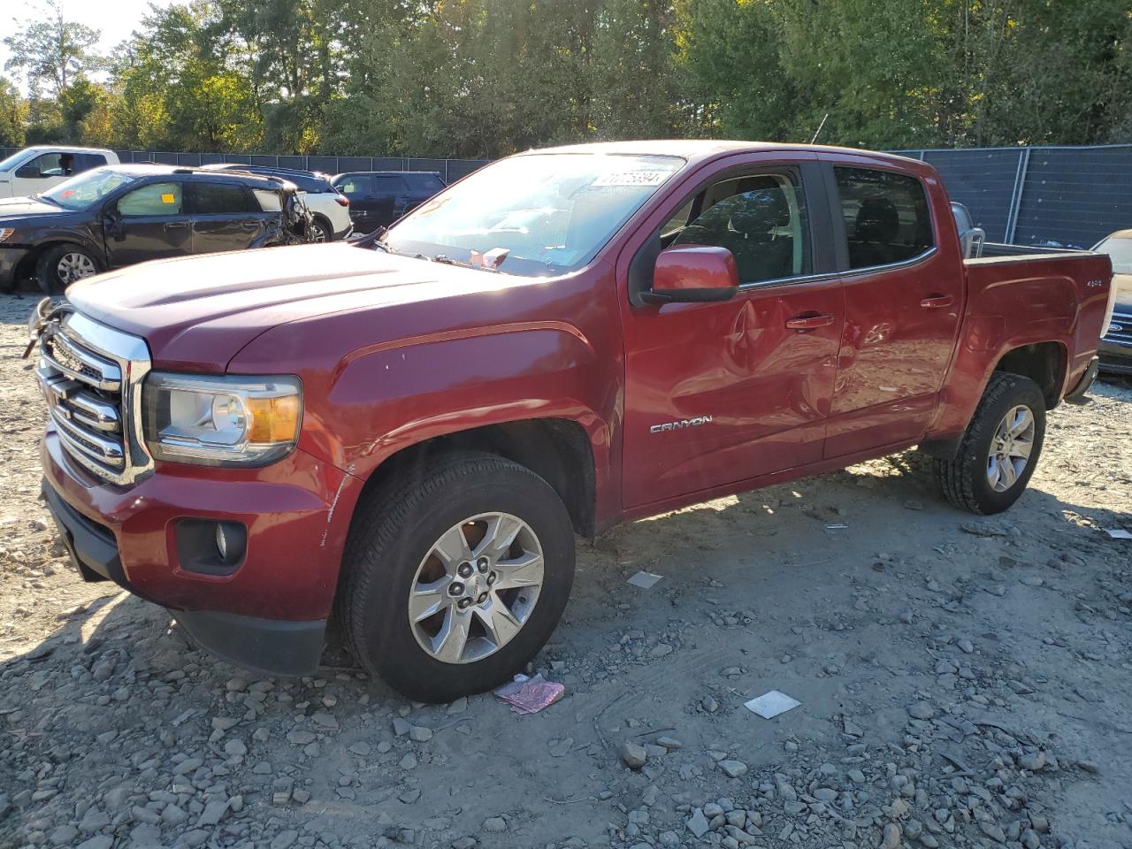 Lot #3020071631 2017 GMC CANYON SLE