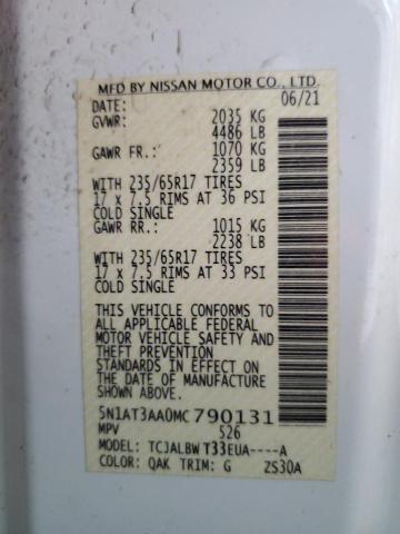 2021 NISSAN ROGUE S - 5N1AT3AA0MC790131