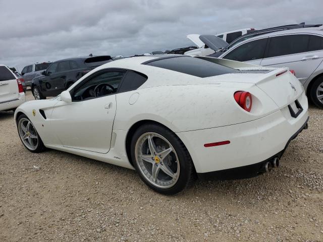 FERRARI 599 GTB FI 2010 white  gas ZFF60FCA0A0173683 photo #3