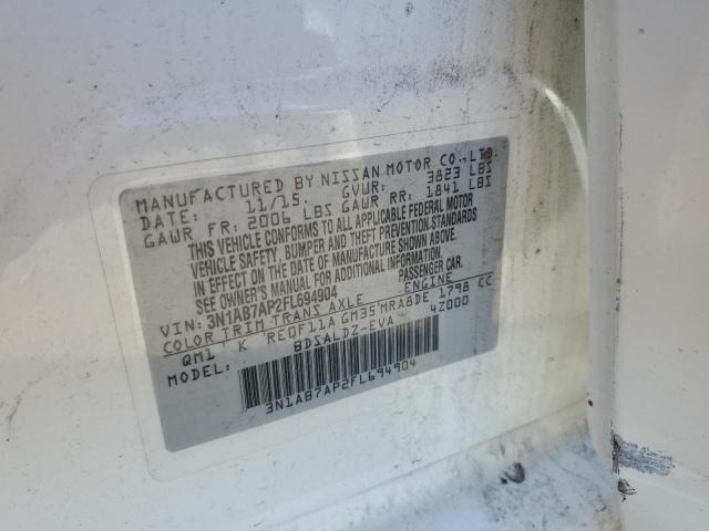 2015 NISSAN SENTRA S - 3N1AB7AP2FL694904