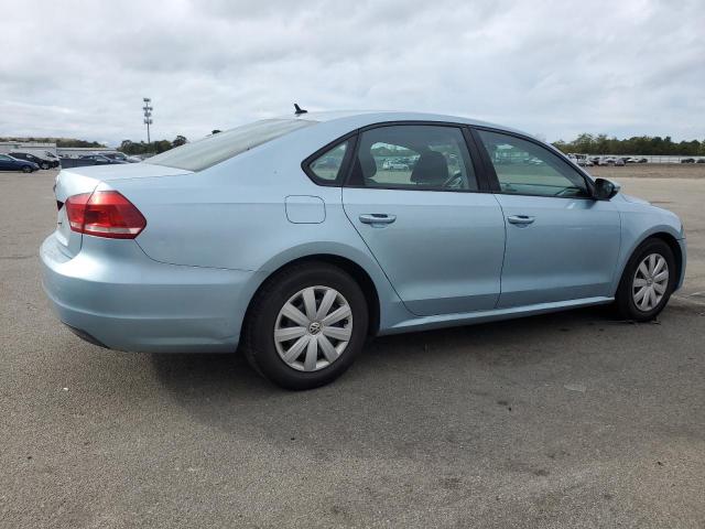 VOLKSWAGEN PASSAT S 2012 blue  gas 1VWAP7A3XCC042001 photo #4