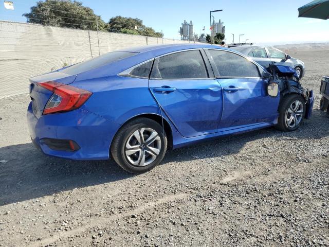 HONDA CIVIC LX 2017 blue  gas 19XFC2F56HE066037 photo #4