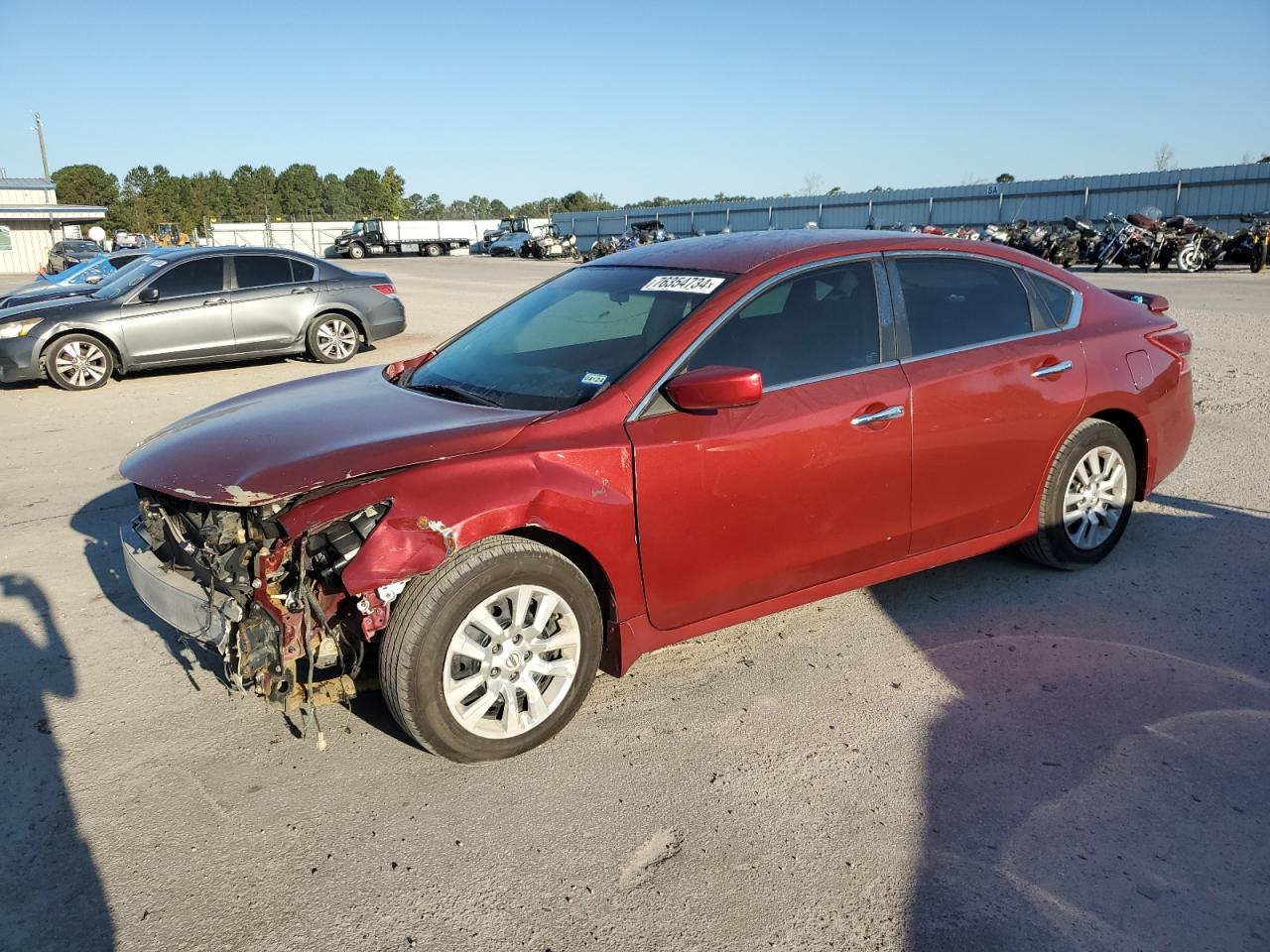 NISSAN ALTIMA 2.5 2013 red sedan 4d gas 1N4AL3AP2DN540540 photo #1