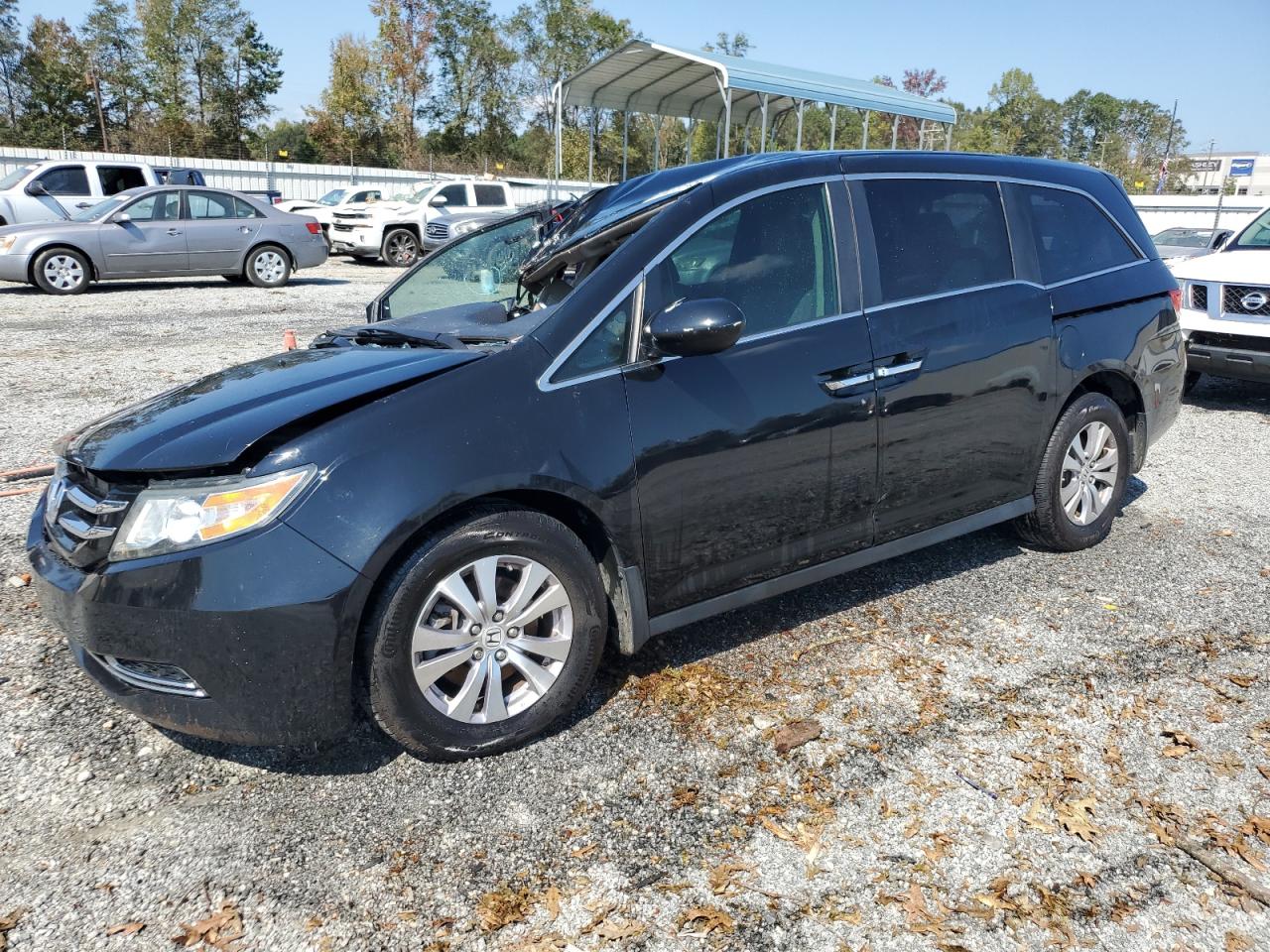 Lot #2912302988 2015 HONDA ODYSSEY EX