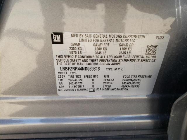 2022 BUICK ENVISION A - LRBFZRR44ND069816