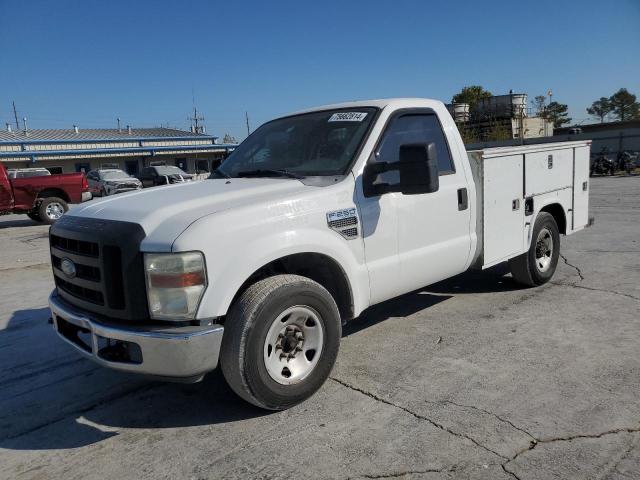 FORD F250 SUPER 2009 white  gas 1FDNF20579EA76192 photo #1