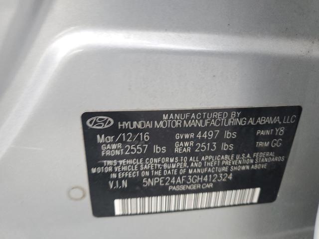 2016 HYUNDAI SONATA SE - 5NPE24AF3GH412324