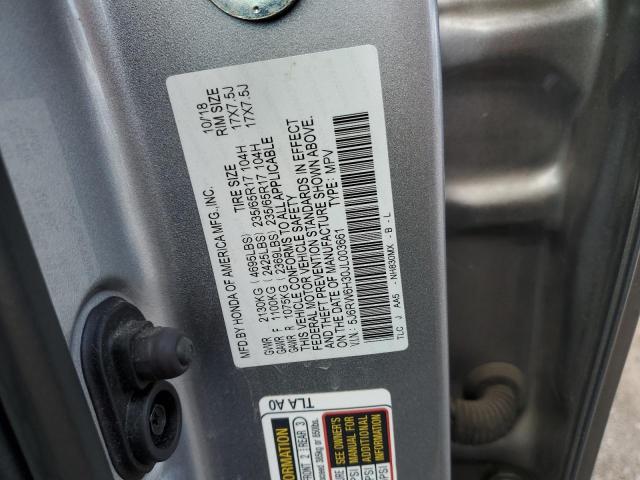 2018 HONDA CR-V LX - 5J6RW6H30JL003661