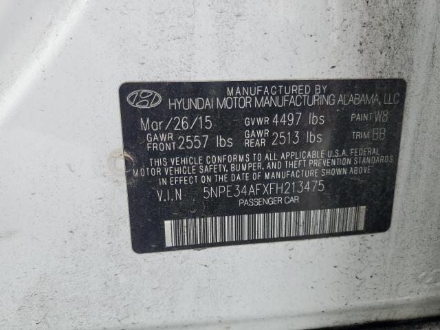 2015 HYUNDAI SONATA SPO - 5NPE34AFXFH213475