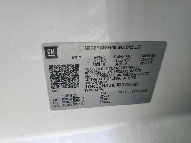 2017 GMC YUKON XL D - 1GKS2HKJ8HR373760