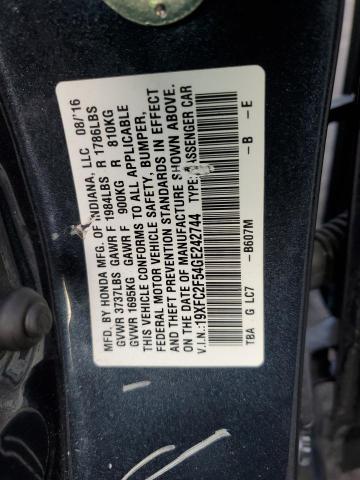 2016 HONDA CIVIC LX - 19XFC2F54GE242744