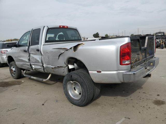 DODGE RAM 3500 S 2004 silver crew pic diesel 3D7MU48C04G152296 photo #3