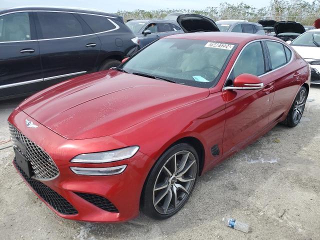 GENESIS G70 BASE 2023 red  gas KMTG34TA5PU124741 photo #1