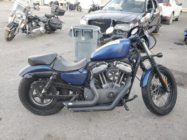 HARLEY-DAVIDSON XL1200 N 2010 blue road/str gas 1HD1CZ313AC432827 photo #1