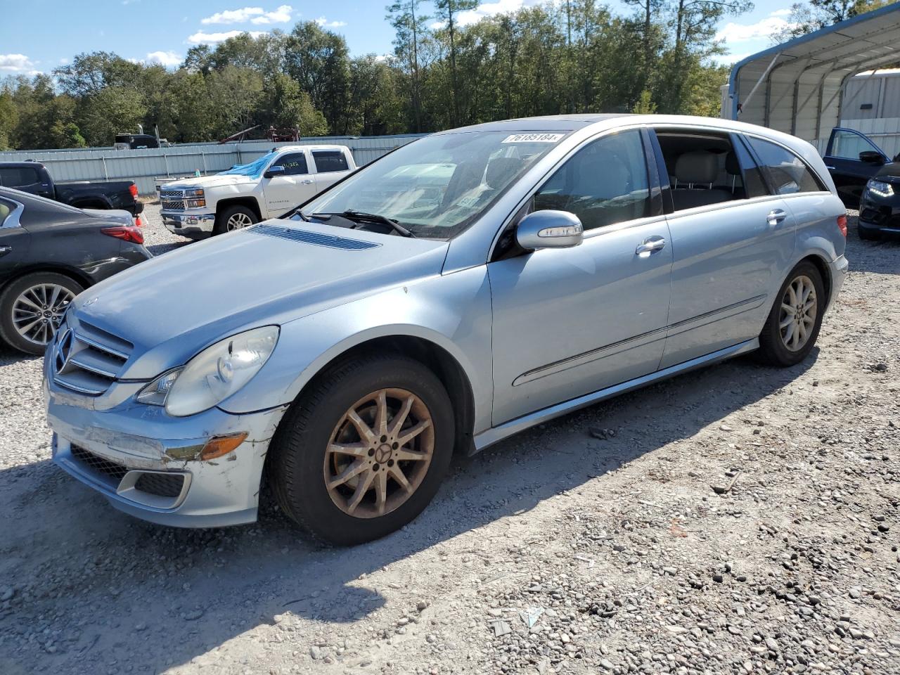 MERCEDES-BENZ R 350 2007 blue  gas 4JGCB65E97A052841 photo #1