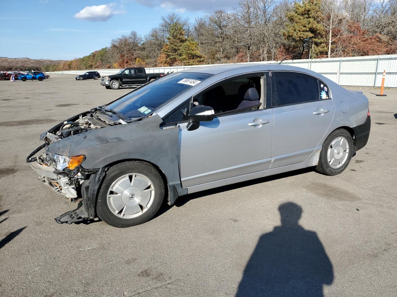 Lot #3030638096 2008 HONDA CIVIC HYBR