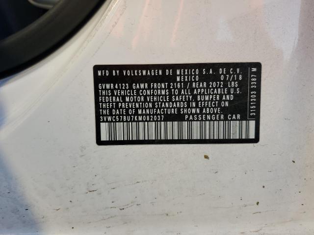2019 VOLKSWAGEN JETTA S - 3VWC57BU7KM082037